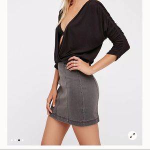 Free People Modern Femme Mini Skirt